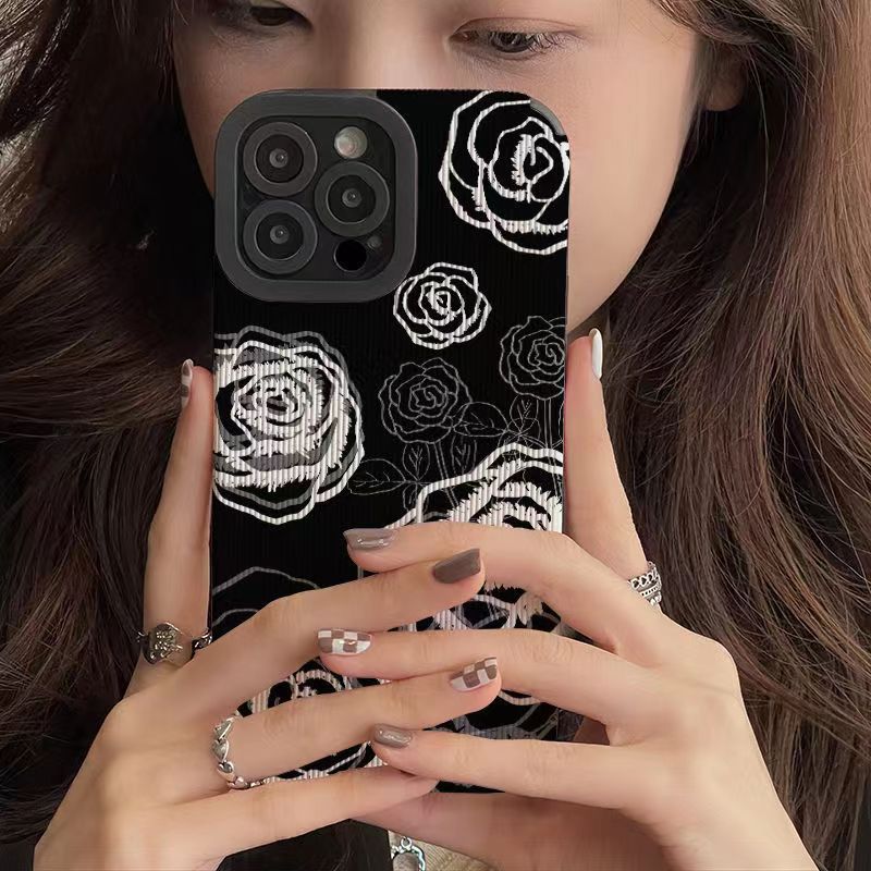 Blommigt mobilskal för samsung a71 a53 a32 skyddsfodral_voghion.com