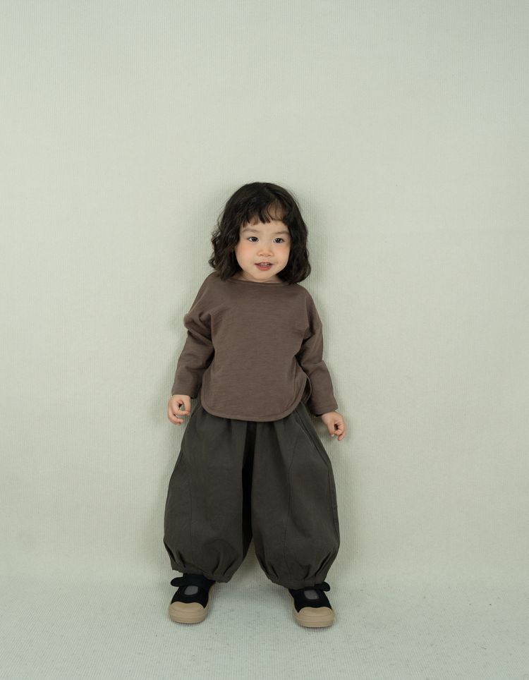 Maglietta a maniche lunghe per bambini Primavera Autunno Nuovo prodotto Edizione coreana Ragazzi e ragazze Maglietta a fondo largo in cotone di bambù_voghion.com