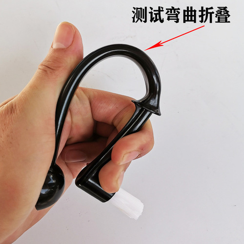 Manufacturer wholesale long handle coffee machine cleaning brush elbow coffee machine brewing head cleaning set coffee machine brush