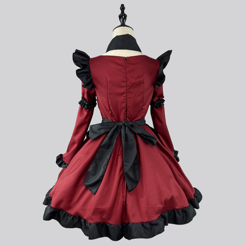 新しいオリジナル〜中国風ゴシック小悪魔ロリータメイドドレスアニメ COS 衣装パフォーマンス|undefined