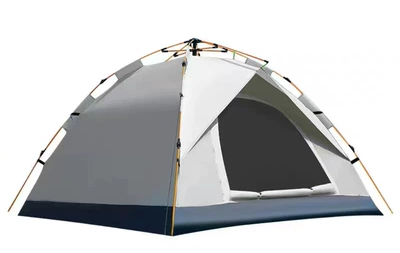 3-4 People, Simple Quick-Open Double | Avtomobil dam çadırları - beige-white-1-2-people