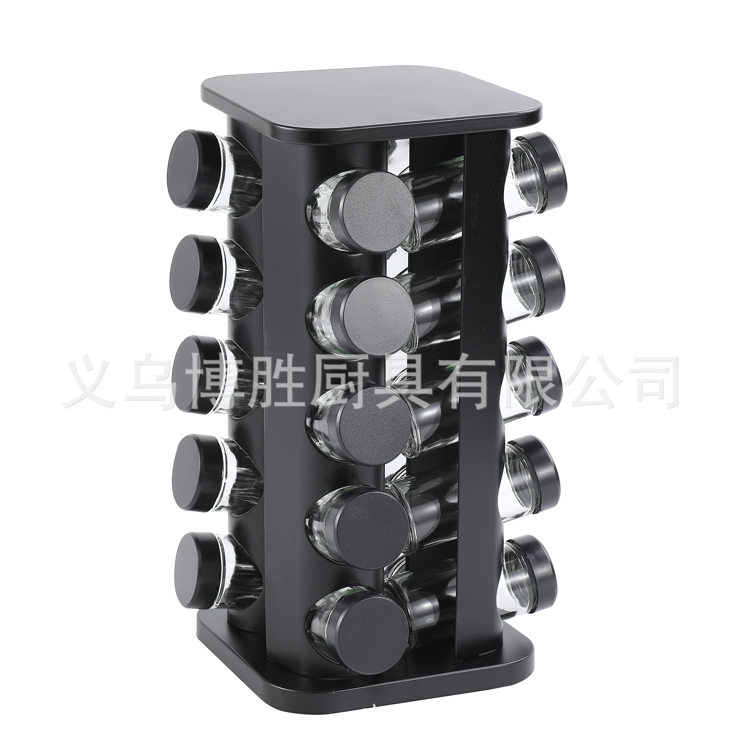 Nuevo rack de acero inoxidable cuadrado multifuncional rack de condimento de cocina doméstica rack de condimento de rotación multiplaca rack de condimento al por mayor