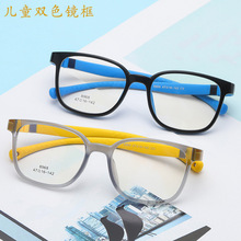 新款眼镜框儿童硅胶TR90眼镜无喷漆手工打磨学生可配近视眼镜架