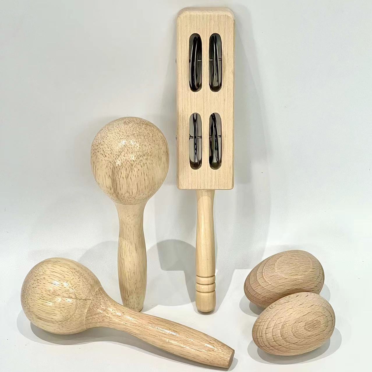 Juguetes de percusión infantil de tronco educación temprana ayuda de enseñanza de música conjunto completo de instrumentos de música Orf