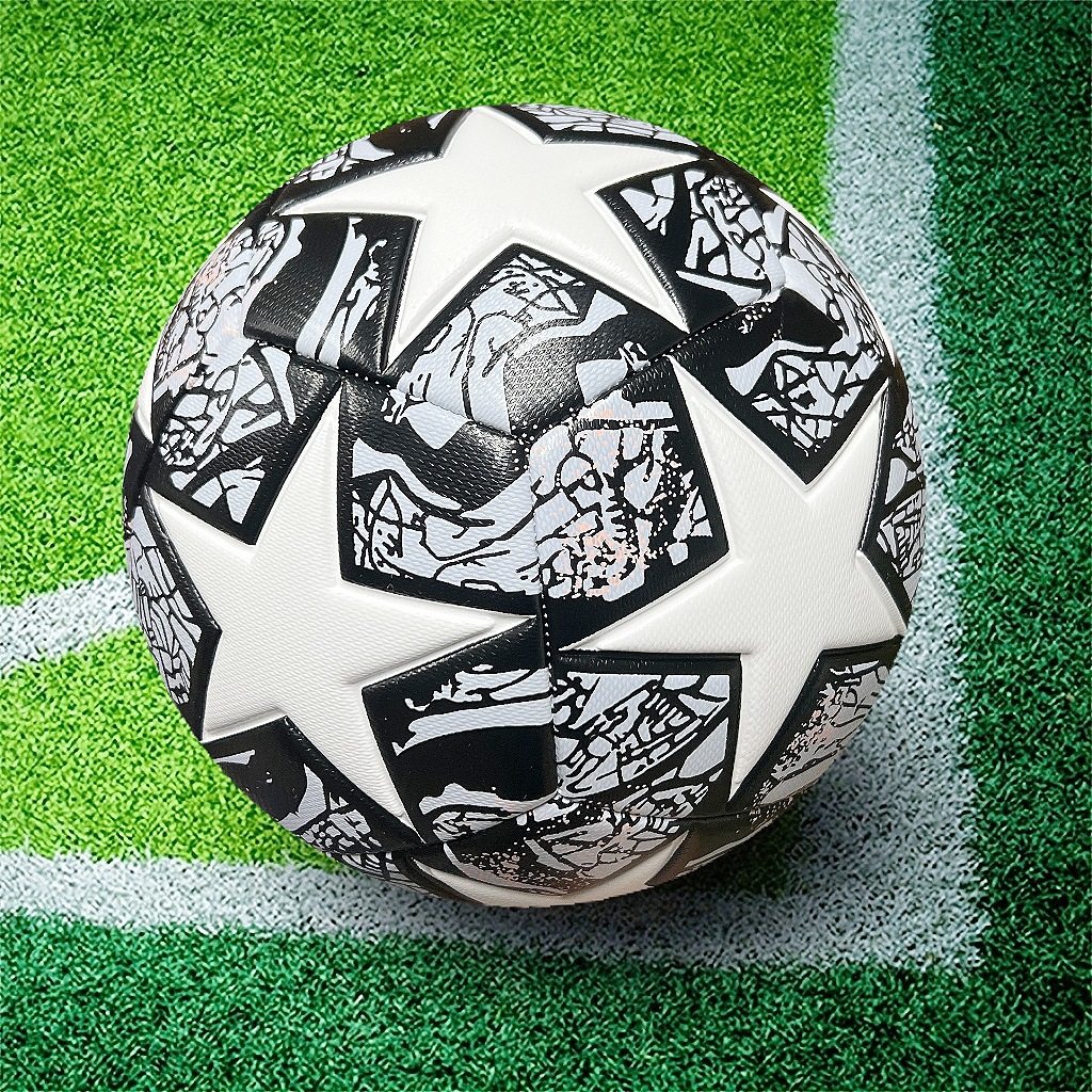Balón de Fútbol Número 5, Balón de la Liga de Campeones, Balón de la Copa Mundial, Balón de Fútbol Cosido a Máquina, Balón de Fútbol de Cuero PU Termosellado, Balón de Fútbol Número 5