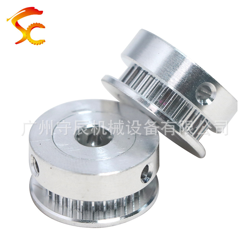 高精度铝合金打印机同步轮 S2M 28齿 内孔6 齿面3.8 总高11.3mm