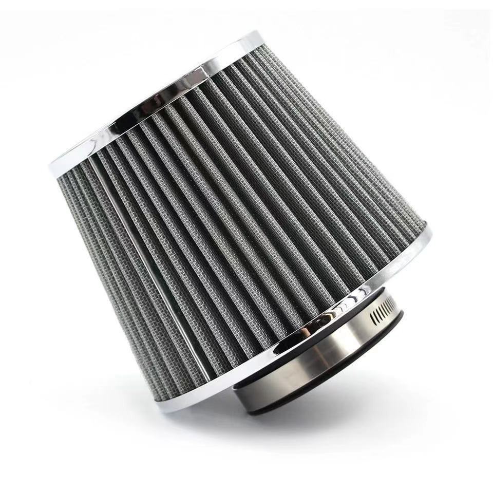 Car Modification High-Flow Mushroom Head Air Filter 60/65/70/76/90/101mm Universal Mushroom Head