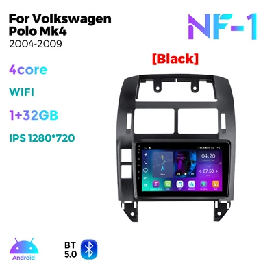 Suitable for Vw Polo 2004-2011 Volkswagen Polo Large-Screen Android Smart Navigation System Wireless Carplay (DVD Navigation) - a-nf1-132-quad-core-wifi-version