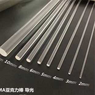 Transparent Acrylic Solid Round Rod Crystal Plexiglass Cylindrical Light Guide Plastic Pmma DIY Wedding
