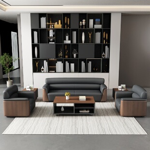 cs办公室沙发茶几组合商务会客三人位沙发会议室接待办公沙发批发-阿里巴巴