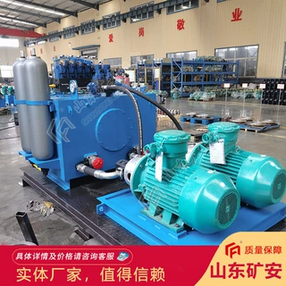 矿用操车设备双电机动力液压站 煤矿液压站集中控制装置液压系统