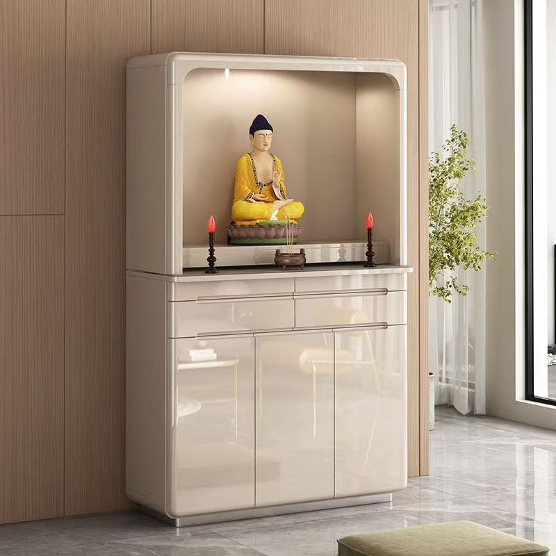 Buddha Table, Altar, Modern Light Luxury Small Altar, Standing Cabinet, God of Wealth Cabinet, Incense Table, Home Buddha Table, Buddha Cabinet