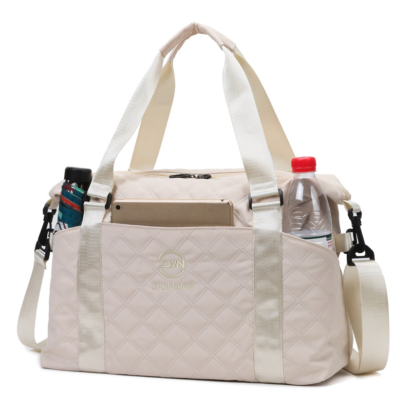 Se puede equipar con maleta trolley, bolsa de viaje de separación seca y húmeda de gran capacidad, almacenamiento ligero y de corta distancia, bolsa de lona portátil de un solo hombro al por mayor