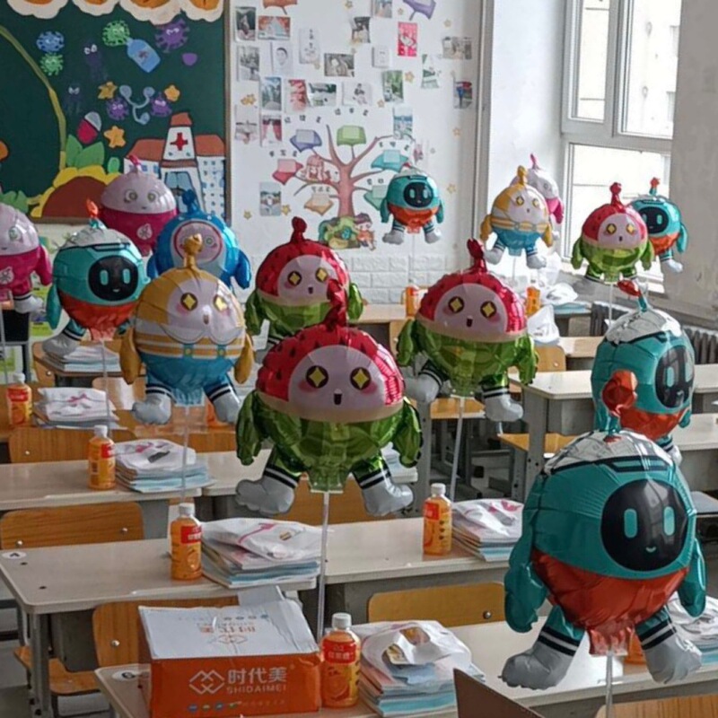 Egg Party Aluminum Film Balloon Mechanical Egg Shark Round Clip Balloon Birthday Party Cartoon Balloon Egg Party Aluminum Film Balloon Mechanical Egg Shark Round Clip Balloon Birthday Party Cartoon Balloon