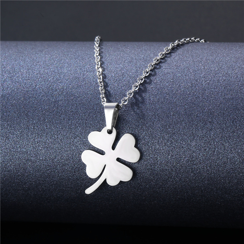 Wholesale Jewelry Stainless Steel Hollow Geometric Tag Necklace Nihaojewelry display picture 21