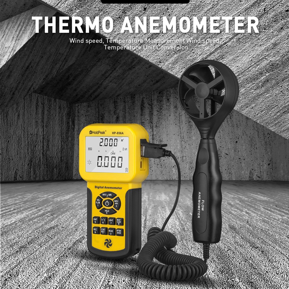 华普HP-856A 数字分体式风速风量测量仪电脑数据传输