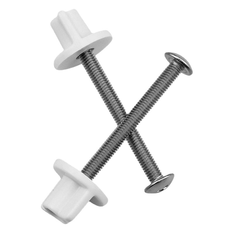 Kit de Tornillos y Bisagras para Asiento de Inodoro ABS Ajustable con Amortiguación