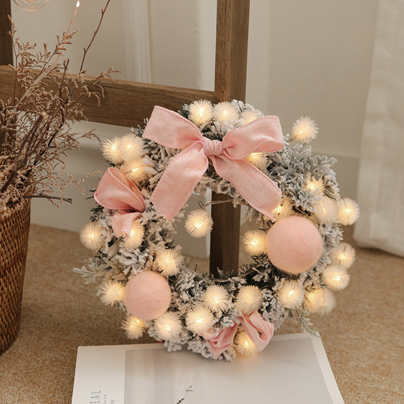クリスマスガーランド装飾品人工模擬緑植物籐フロントドア花輪吊り下げノックフォード松葉逆さガーランド|undefined
