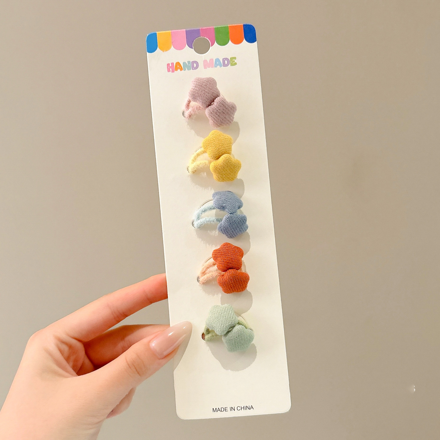 Pequeñas estrellas de alta elasticidad cuerdas de cabello de correa de correa