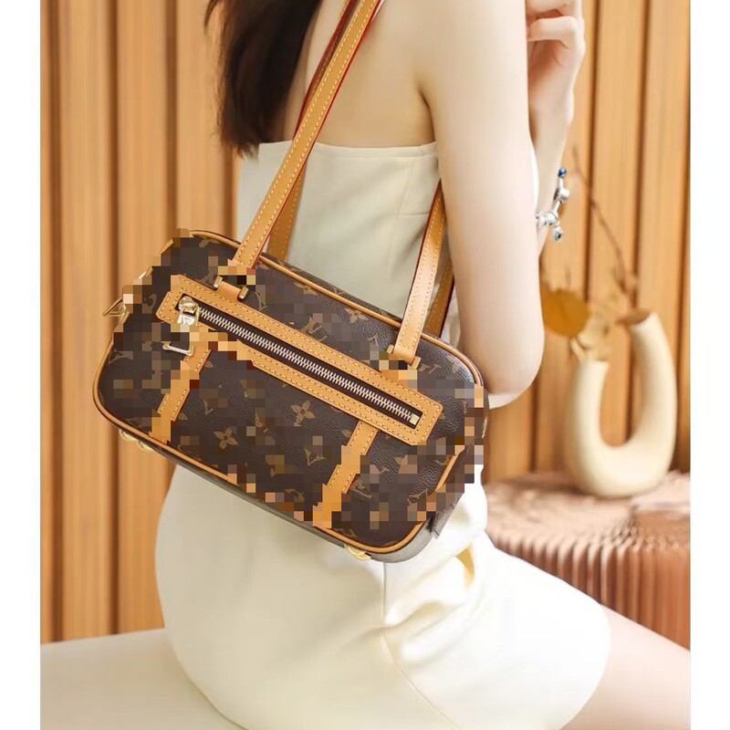 New Model of Lv's Toast Bag with Open Smile Design, 26S Classic Print Women's Handbag, High-End Version, Direct from Factory, Cross-Border