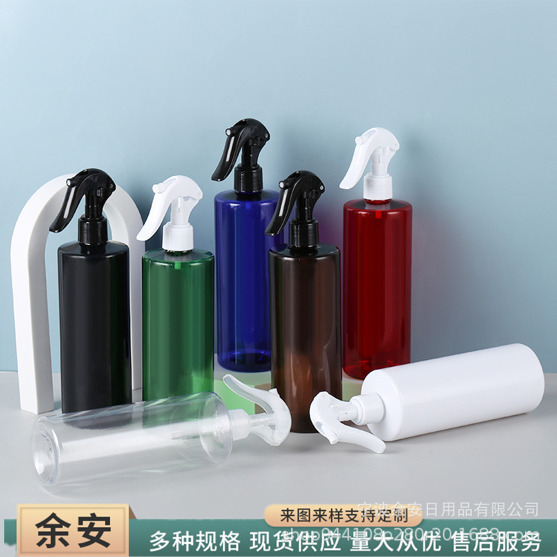 300ml平肩瓶配小老鼠喷头车载便携式清洁消毒水喷雾瓶玻璃水喷瓶