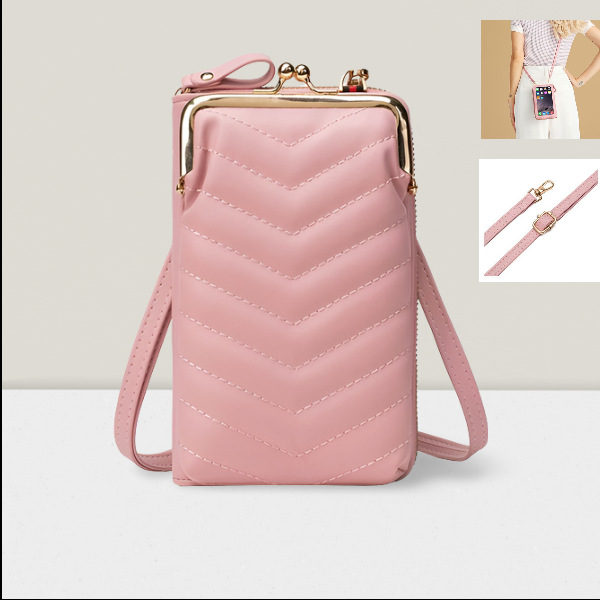 Elegant Women's Spring Fashion Crossbody Bag with Touch Screen Phone Pocket, 2024 New Arrival Unisex Stylish Crossbody Bag