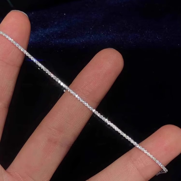 Little Red Book Explosions Sparkling Flash Bracelet Gestars Super Flash Girl Bracelet Full Diamond Stacked Wear Flash