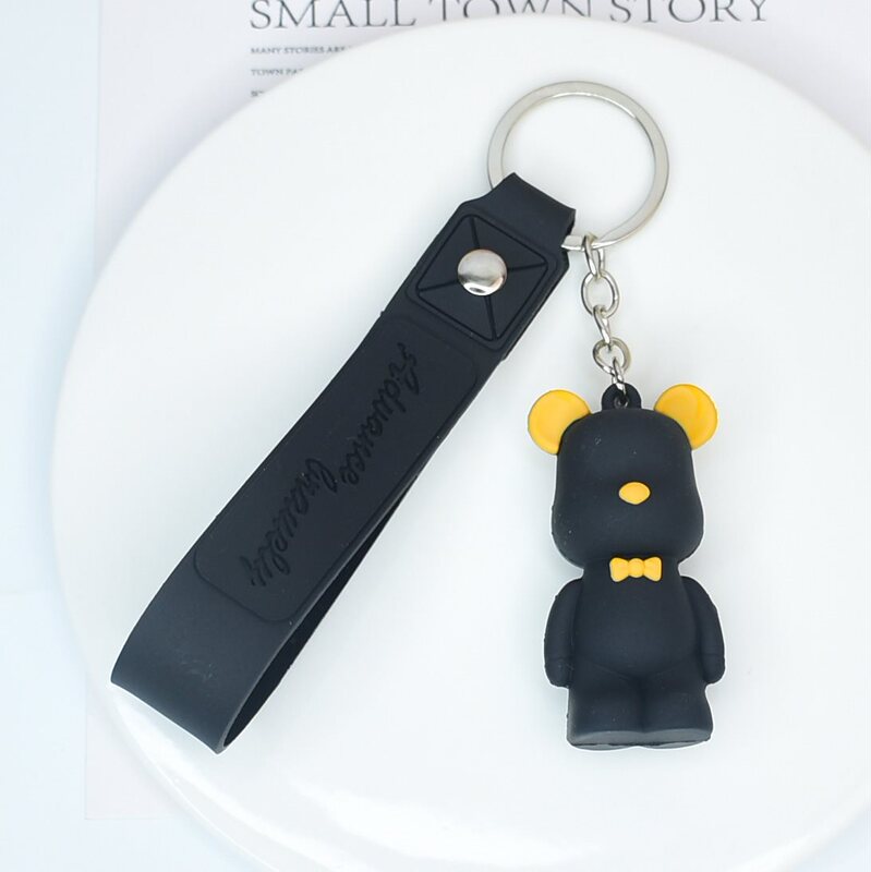 ネットセレブ人気の暴力的なクマのキーホルダーかわいいクマの人形バッグペンダントショッピングモール会社のオープニングイベントギフト|undefined