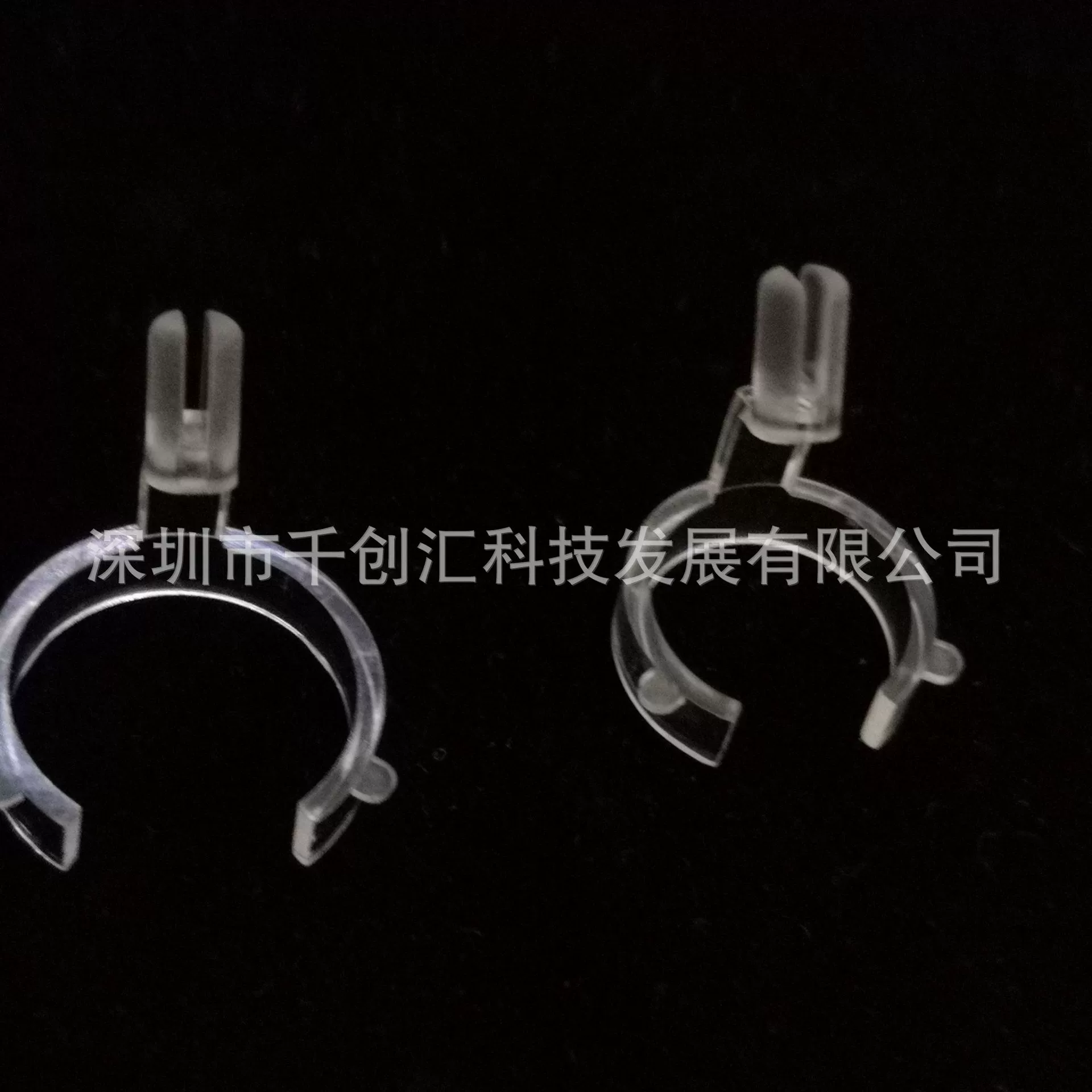Acrylic ring, transparent stand, plastic accessory