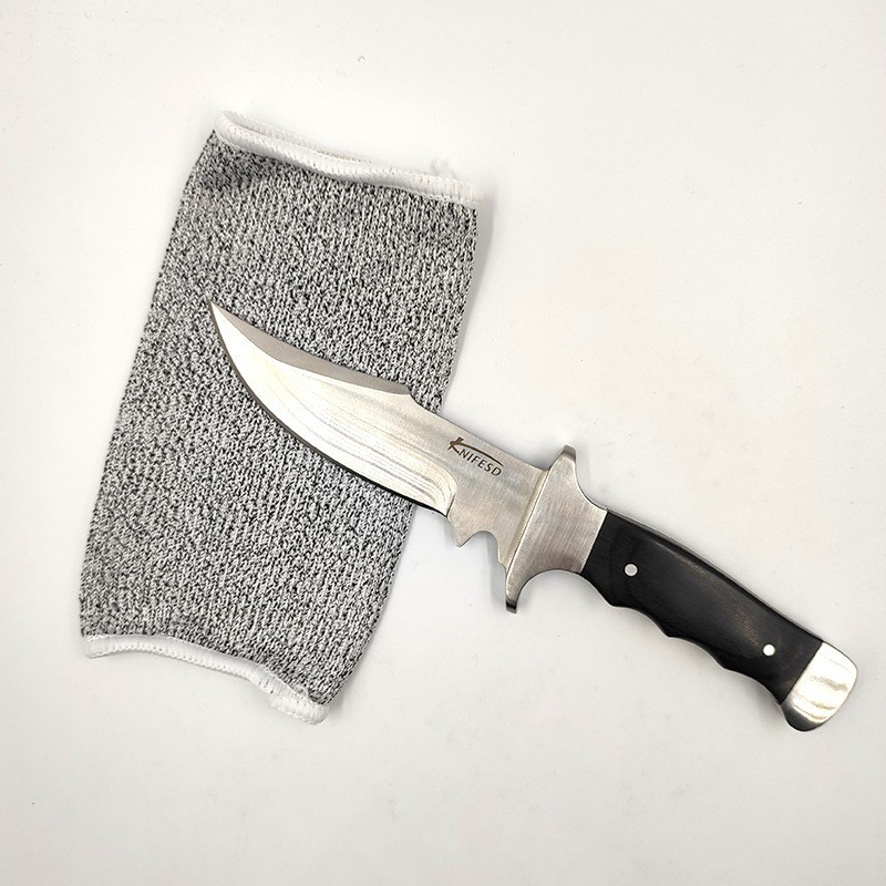 短款HPPE防割护臂加厚耐磨防切割劳保防护安全袖套五级防割套袖