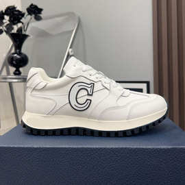 2025新款字母时尚厚底增高运动鞋百搭防滑休闲跑步鞋透气老爹鞋