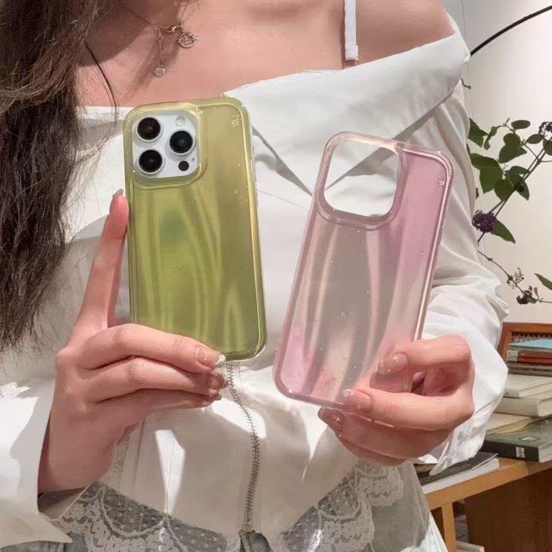 Láser Aurora de sentido simple y avanzado para Apple 16promax pareja 15pro nuevo 14/13 nicho 15PM