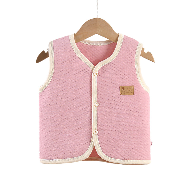 Niños Otoño e Invierno Chaleco de algodón para niñas chaleco engrosado chaleco cardigan caliente para niños ropa para niños al por mayor