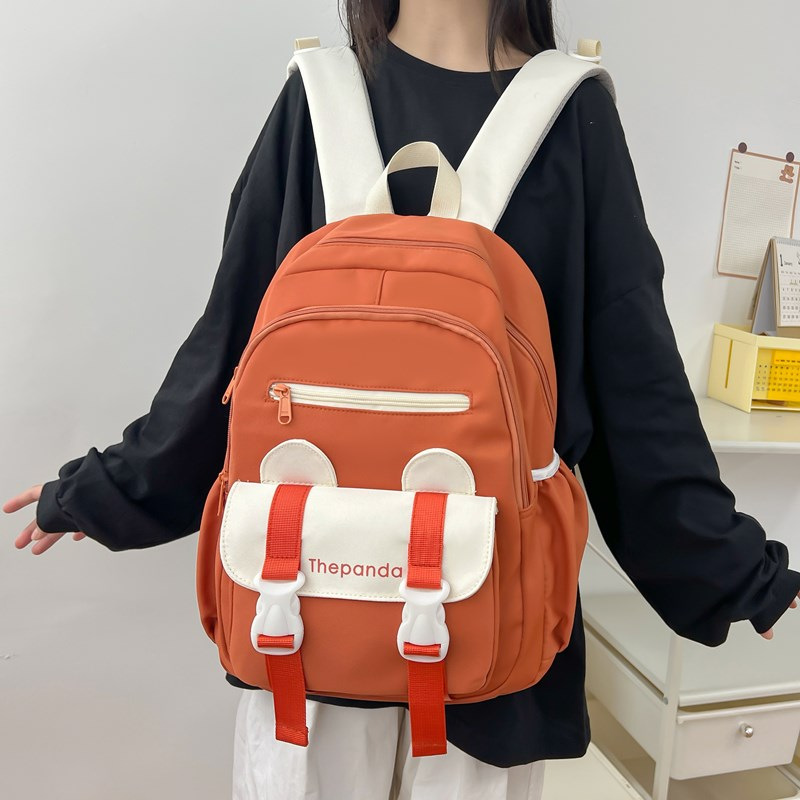 Mochila de la escuela secundaria coreana femenina estudiante de secundaria estudiante de secundaria simple Mori japonés salvaje mochila de gran capacidad