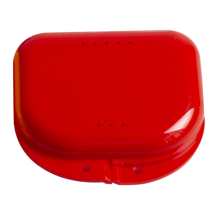 Caja de almacenamiento dental, caja de prótesis, caja de portadora, caja de almacenamiento de dientes, caja de almacenamiento de dientes abierta, caja de fundos molares, caja de corrección