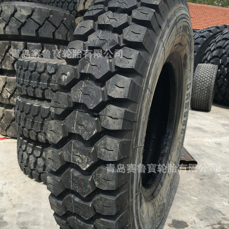 自卸车40 50 70矿山车轮胎  13.00R25加厚 全钢丝子午线轮胎