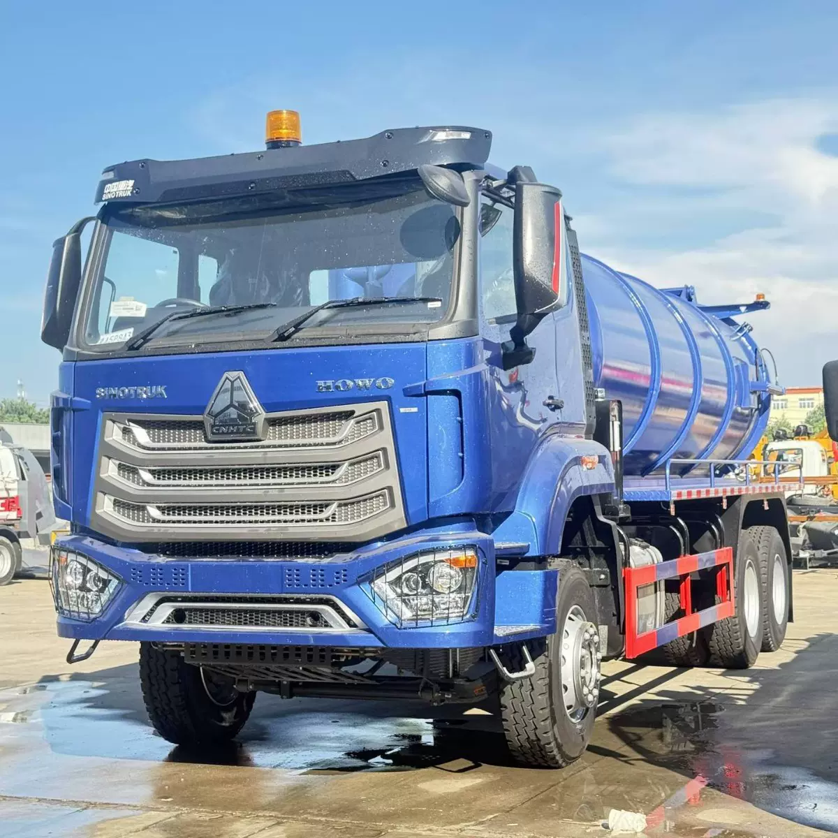 出口非洲重汽豪沃HOWO/NX18-20立方吸粪车吸污车清洗吸污车多少钱