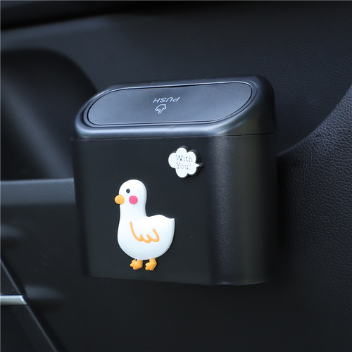 Car trash can cartoon car storage box creative car multifunctional storage trash can car supplies diy