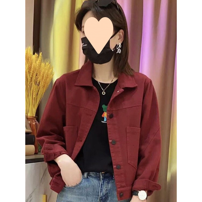 時尚短款輕薄牛仔外套女2025春季新款休閒設計感小眾夾克上衣