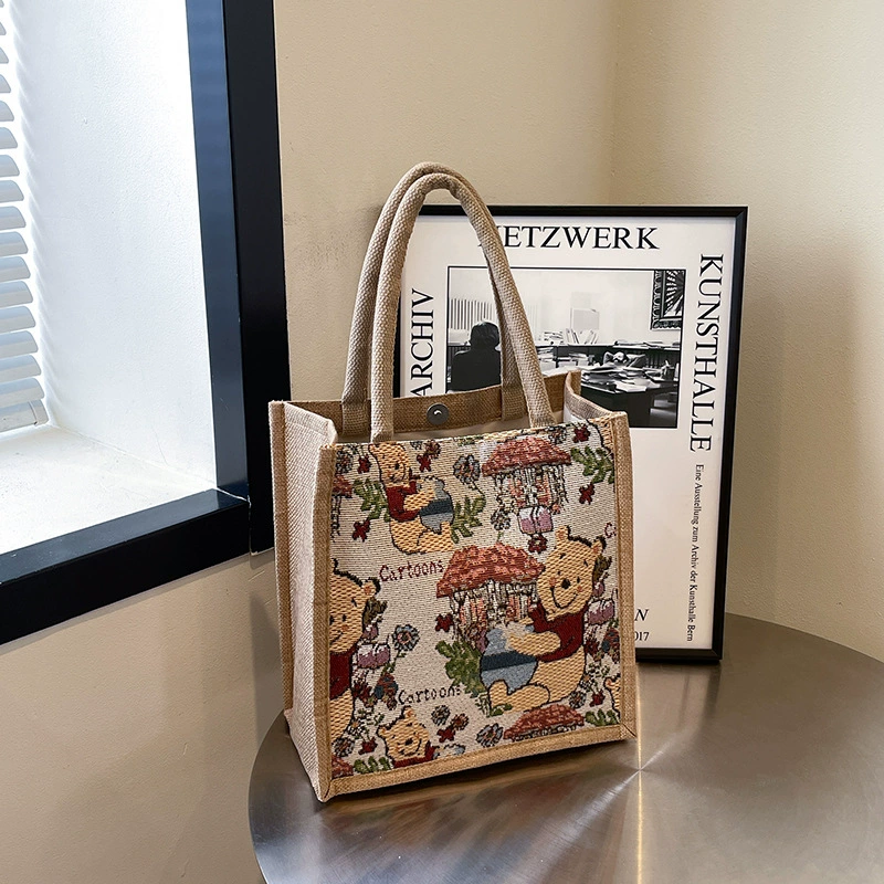 Офисные работники ins хлопчатобумажные мешки для покупок оптом большой емкости для бенто