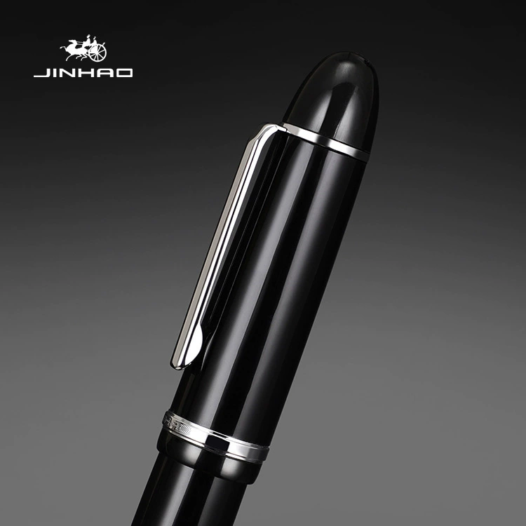 Golden Hao X159 деловая золотая ручка, 40 мм, прямая пластиковая корпусная ручка с большой спиралью, металлическое перо