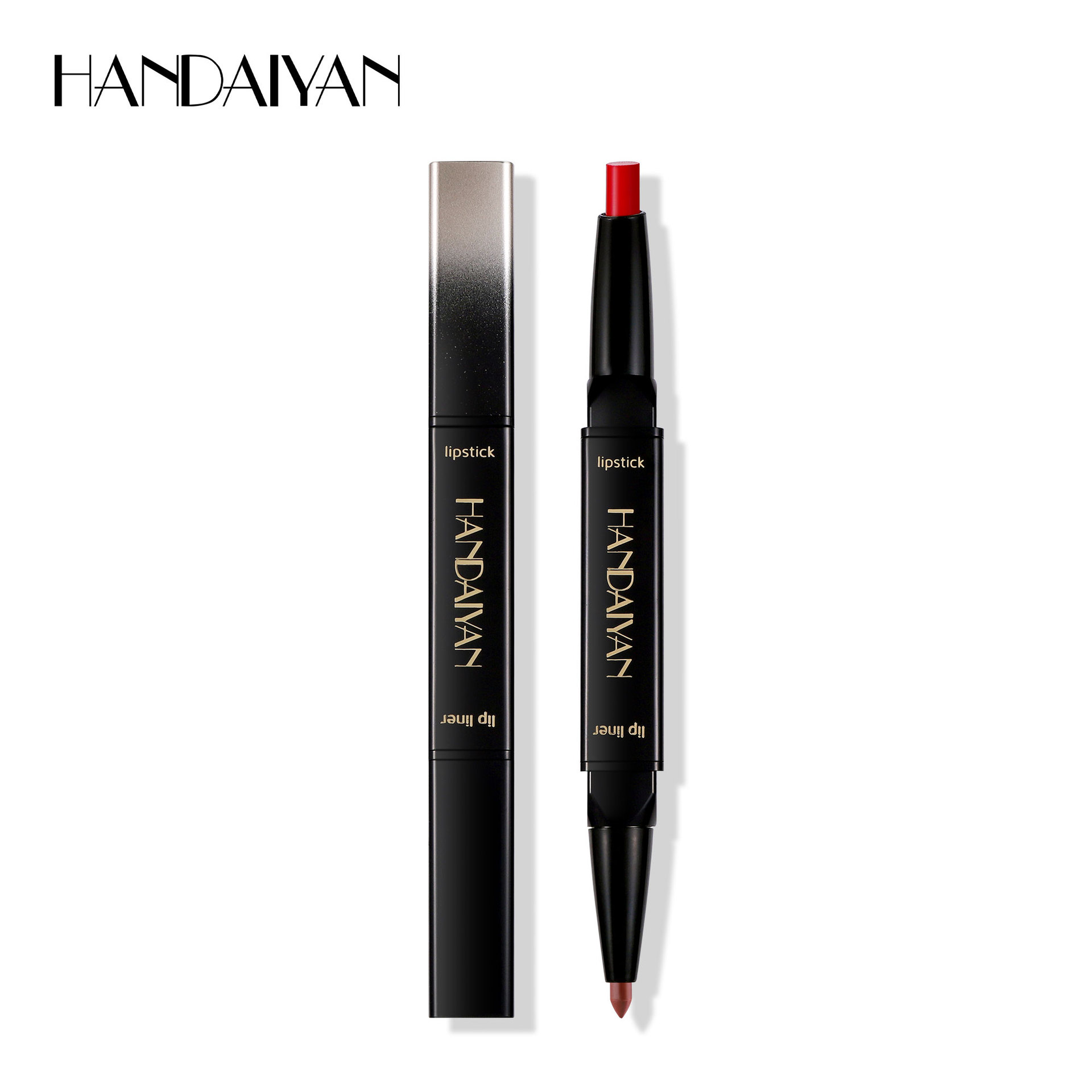 HANDAIYAN lápiz labial lápiz labial mate lápiz labial impermeable fácil de colorear lápiz labial spot transfronterizo
