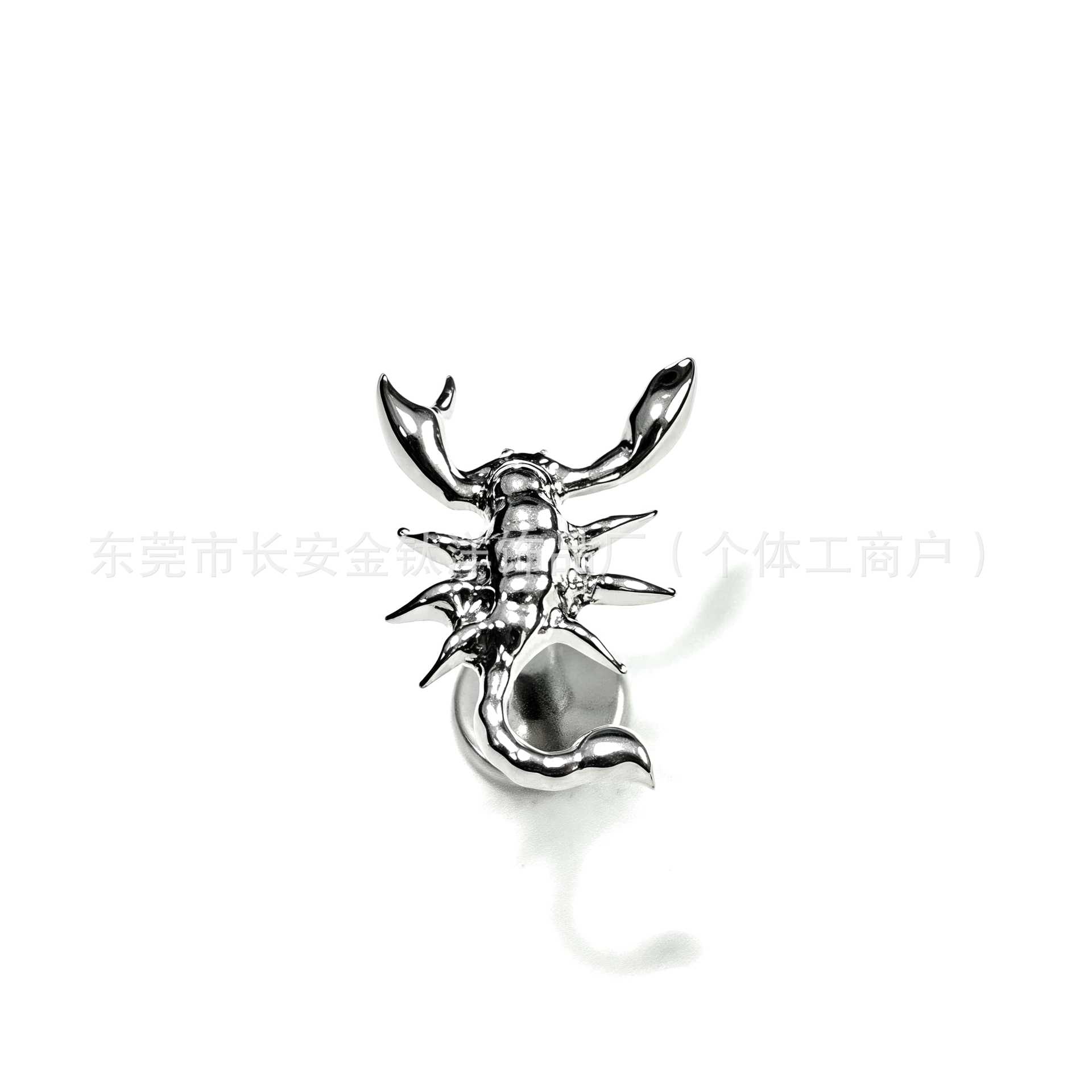Pointed titanium steel lip stud product view
