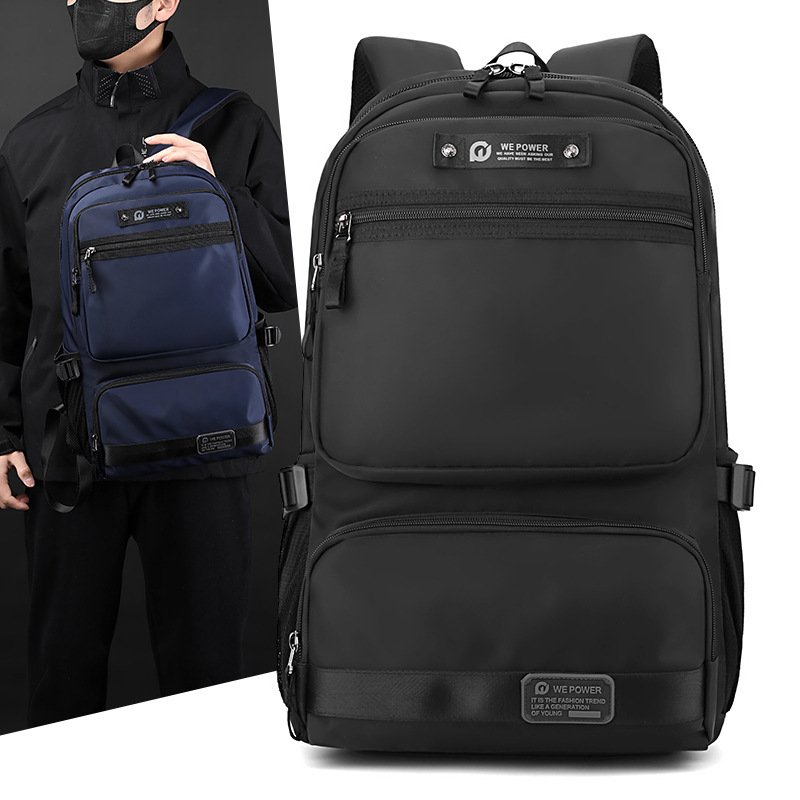 WEPOWER New Men's Casual Backpack Commuter Laptop Bag Large Capacity Travel Backpack