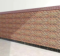 90 Hotel Wall Decal Self-Adhesive Commercial Restaurant Wall Sticker Brick Block Wallpaper Background Wall