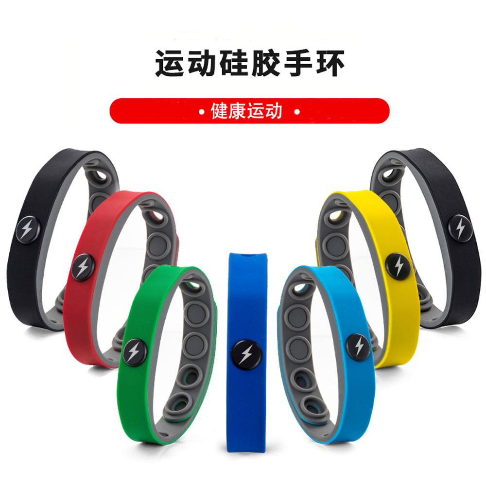Pulsera antiestática inalámbrica pulsera de iones negativos cuerpo inalámbrico eliminación de silicona estática eliminando estática pulsera deportiva