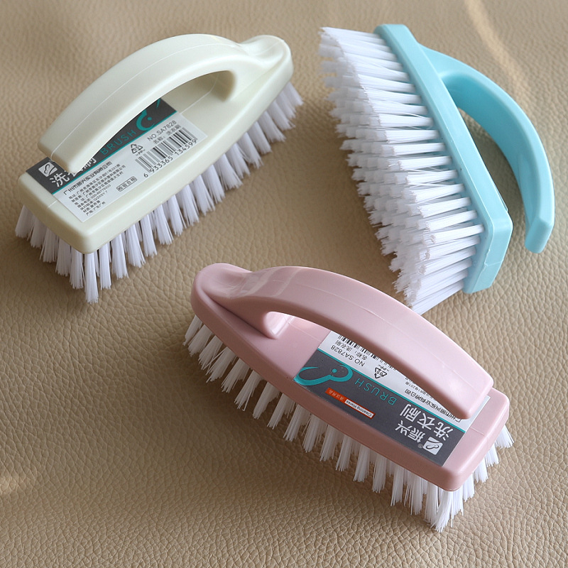 Thickened Bristle Brush for Washing Clothes, Household Carpet Brush, Bathroom Floor Scrubber, Wall Tile Cleaning Brush