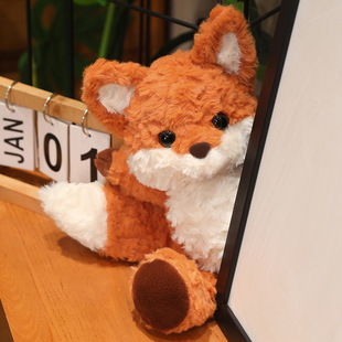Running Fox Plush Toy Doll Pillow Girl Comforting Stuffed Animal Children's Gift Internet Sensation Hot Item