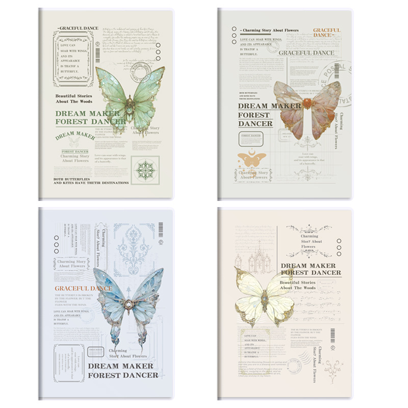Una variedad de libros de funda de plástico al por mayor B5 transcripciones suaves engrosadas de alto valor, estilo ins simple, cuaderno para estudiantes, examen de ingreso de posgrado