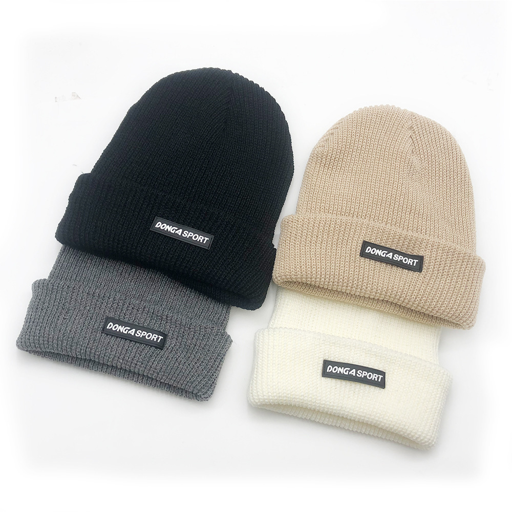 Wintermütze aus Schurwolle für Damen und Herren, Strickmütze, Thermo-Ohrenschutz, Pullovermütze_voghion.com